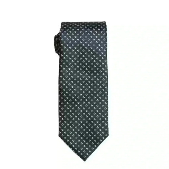 An Ivy Men's Navy Foulard Neck Tie $48 - Picture 3 of 4